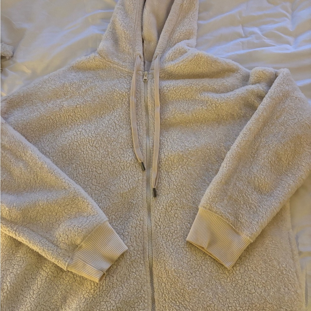 Aerie Cream Sherpa Jacket